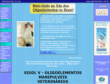 Tablet Screenshot of oligopharma.com.br